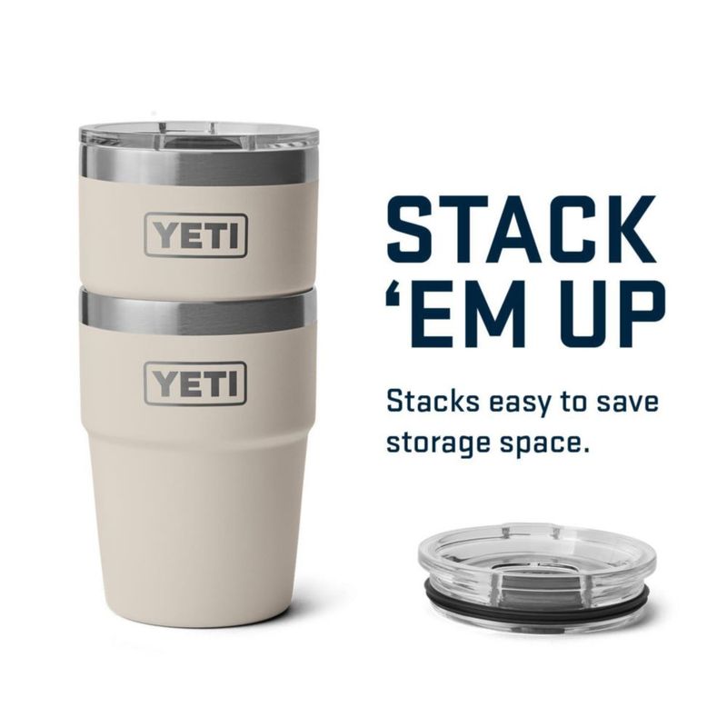Vaso YETI Rambler 473 ml de acero inoxidable con aislamiento al vacío