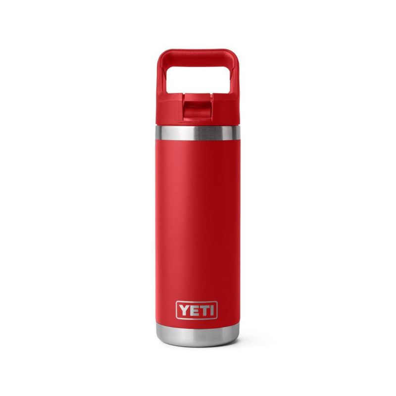 Botella de agua YETI Rambler 530 ml con aislamiento al vacío Rescue Red