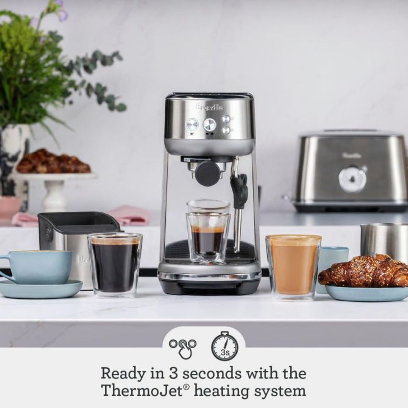 Máquina de café espresso Breville Bambino BES450BSS de acero inoxidable