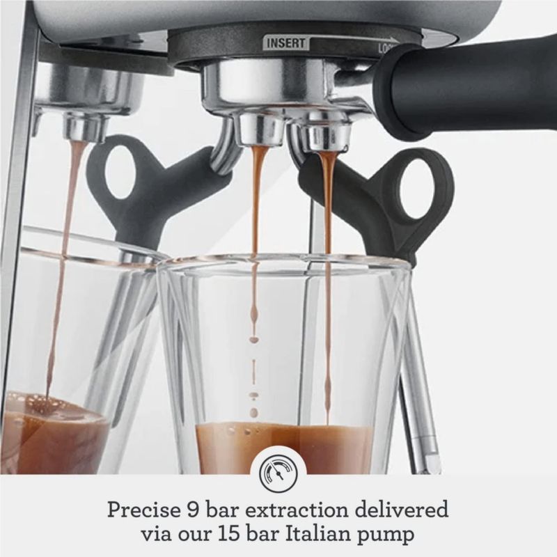 Máquina de café espresso Breville Bambino BES450BSS de acero inoxidable