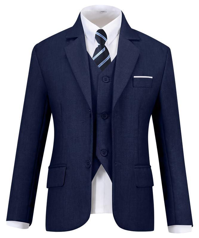 Traje Visaccy para Niños Talla 10 Azul Marino 5 Piezas