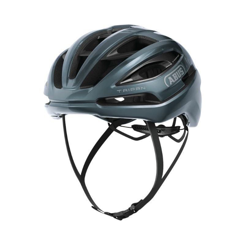 Casco de bicicleta ABUS Taipan LED Gravel talla L color Como Blue
