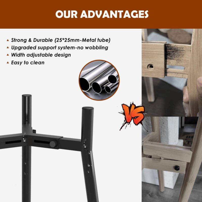 Soporte para Cuenco de Perro TIDANT 18‑27 cm Altura Ajustable