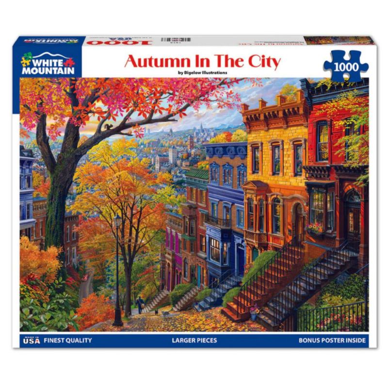 Rompecabezas White Mountain 1000 piezas Otoño – Ciudad