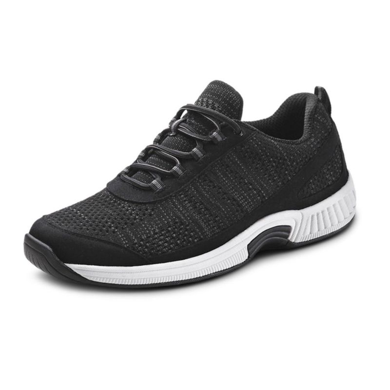 Zapatos de caminar ortopédicos Orthofeet talla 11 negro