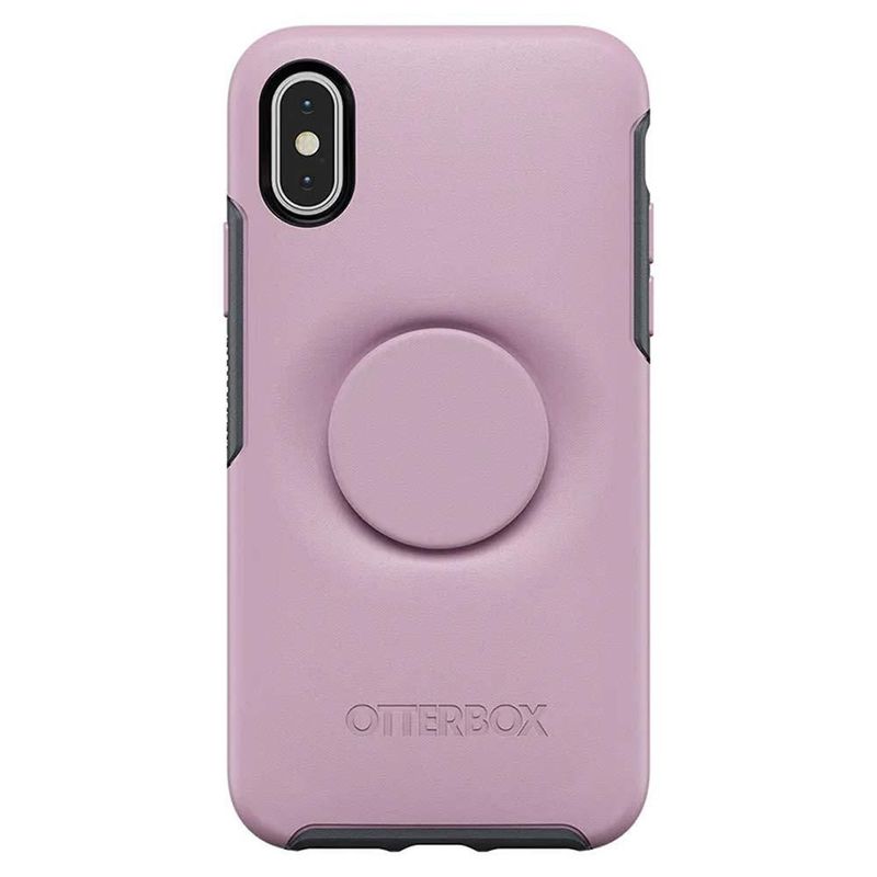 Funda para iPhone Xs OtterBox Otter + POP Symmetry Mauvelous