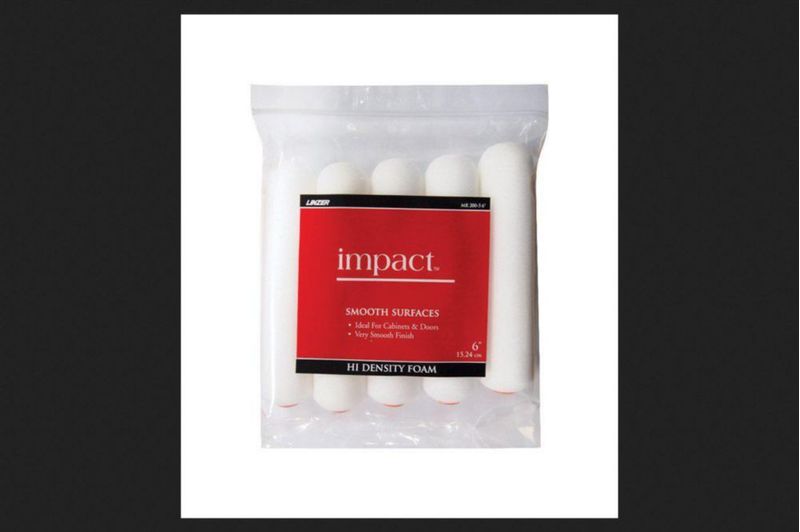 Funda para rodillo de pintura Linzer Impact Mini 6 pulgadas espuma paquete de 5