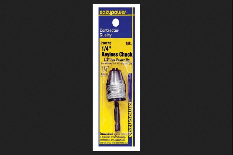 Portabrocas sin llave Tool Chuck Eazy Power 79675 de 1/4 pulgadas