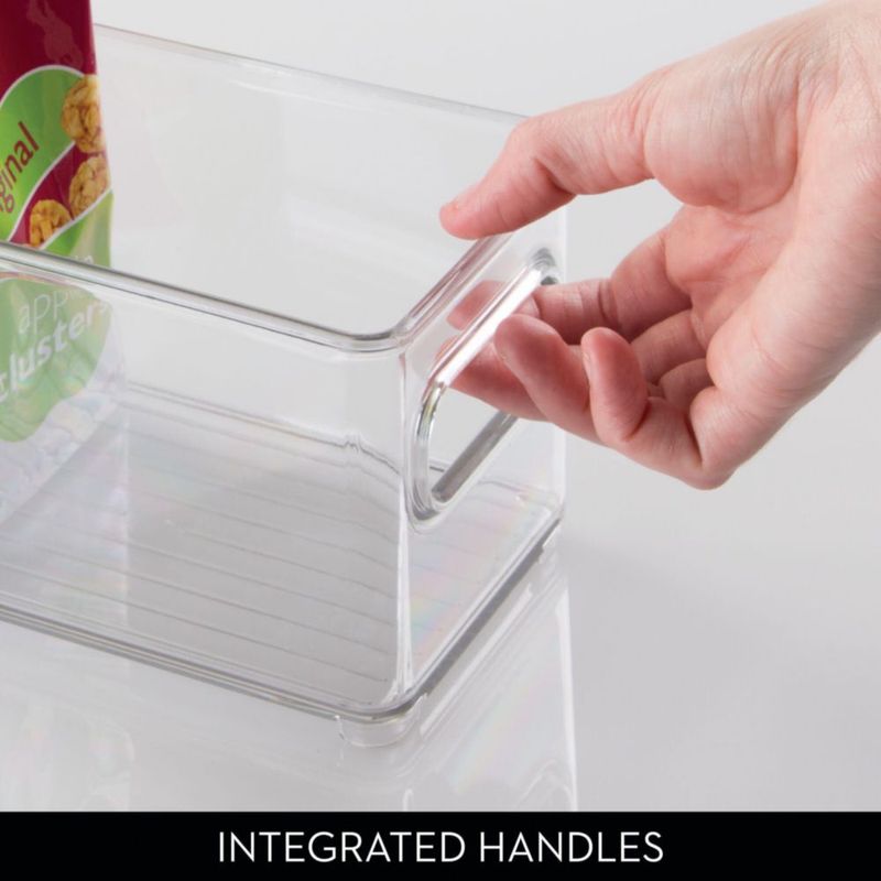 Cubo de almacenamiento para frigorífico iDesign 37 x 10 x 10 cm transparente