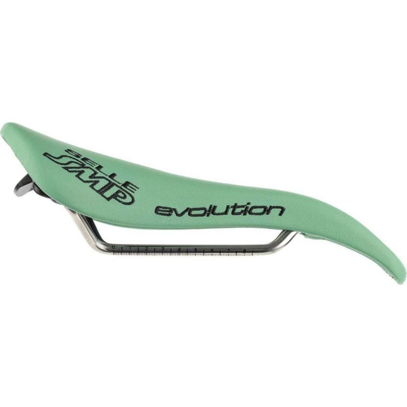 Silla de bicicleta SMP Evolution 129 mm Verde claro
