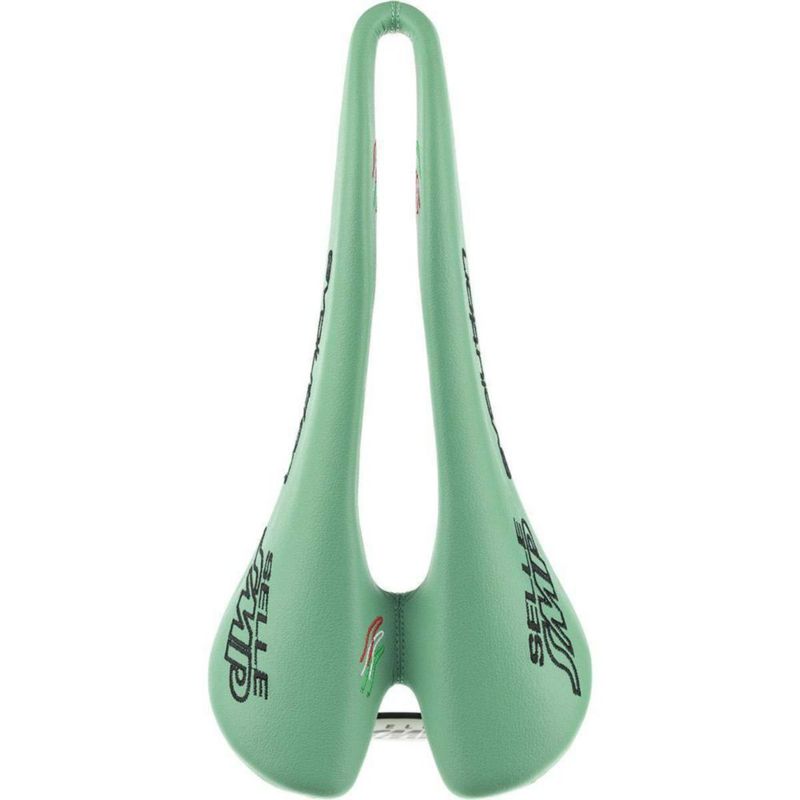 Silla de bicicleta SMP Evolution 129 mm Verde claro
