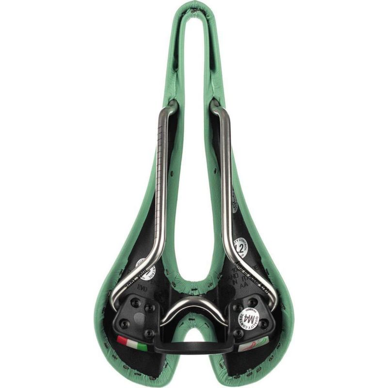 Silla de bicicleta SMP Evolution 129 mm Verde claro