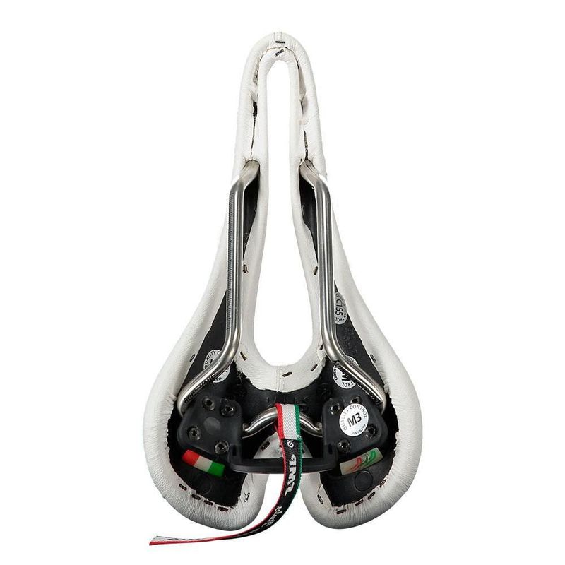 Asiento de bicicleta SMP Lite Junior blanco 23 x 13 cm 225 g