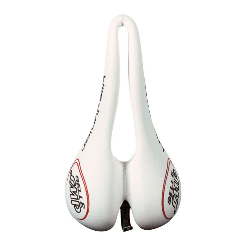 Asiento de bicicleta SMP Lite Junior blanco 23 x 13 cm 225 g
