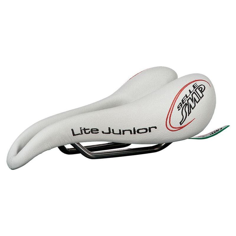 Asiento de bicicleta SMP Lite Junior blanco 23 x 13 cm 225 g