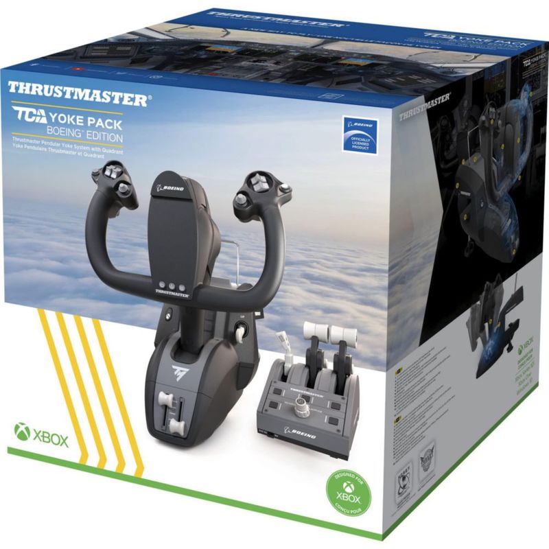 Yoke de vuelo Thrustmaster TCA Boeing Edition para Xbox y PC