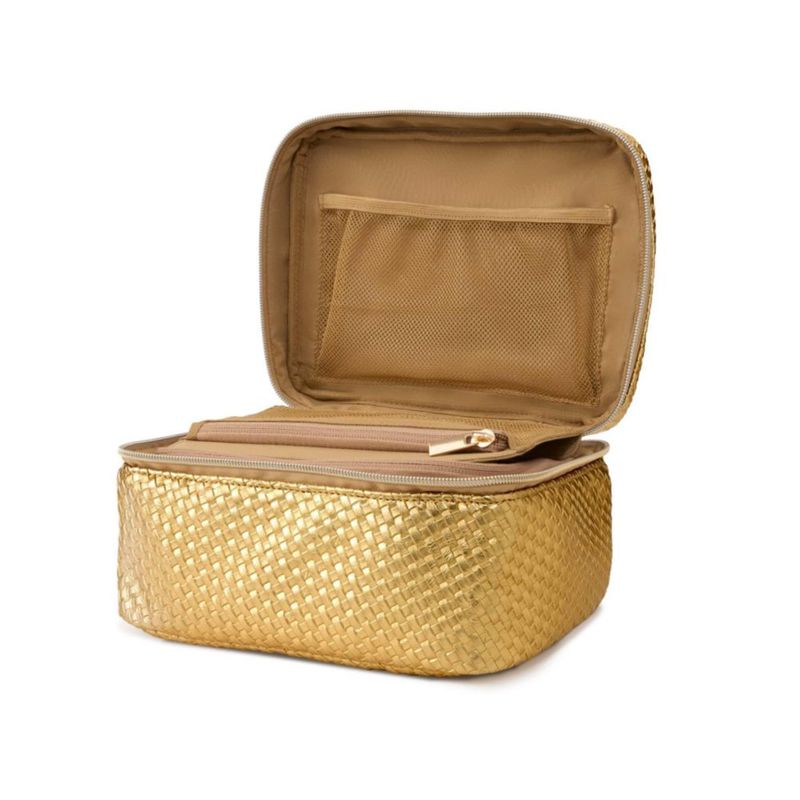 Estuche de cosméticos LAURA GELLER NEW YORK - Organizador dorado