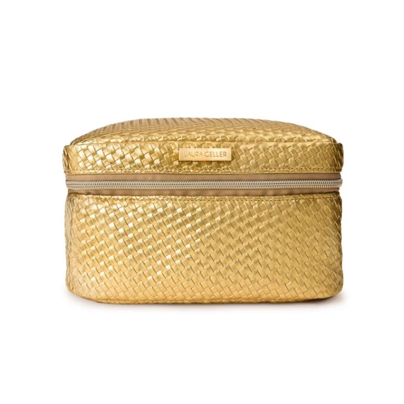 Estuche de cosméticos LAURA GELLER NEW YORK - Organizador dorado