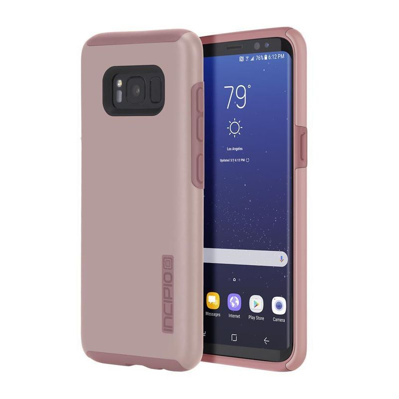 Funda para teléfono Incipio Galaxy S8 DualPro Champagne Gray