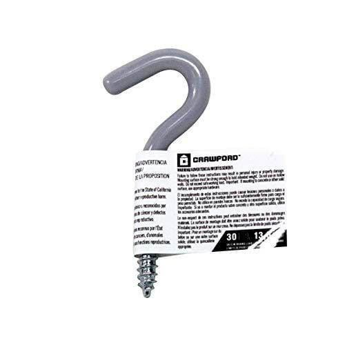 Gancho de Almacenamiento Wellington 13 kg Revestido de Vinilo Gris (1 unidad)