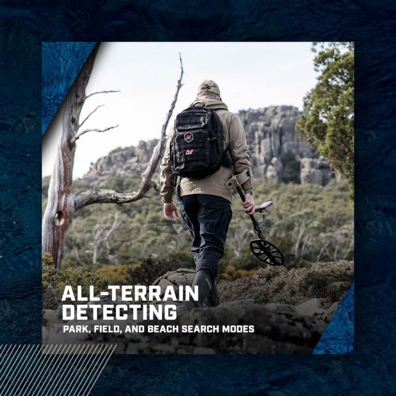 Detector de metales MINELAB X-Terra Elite impermeable Multi-IQ