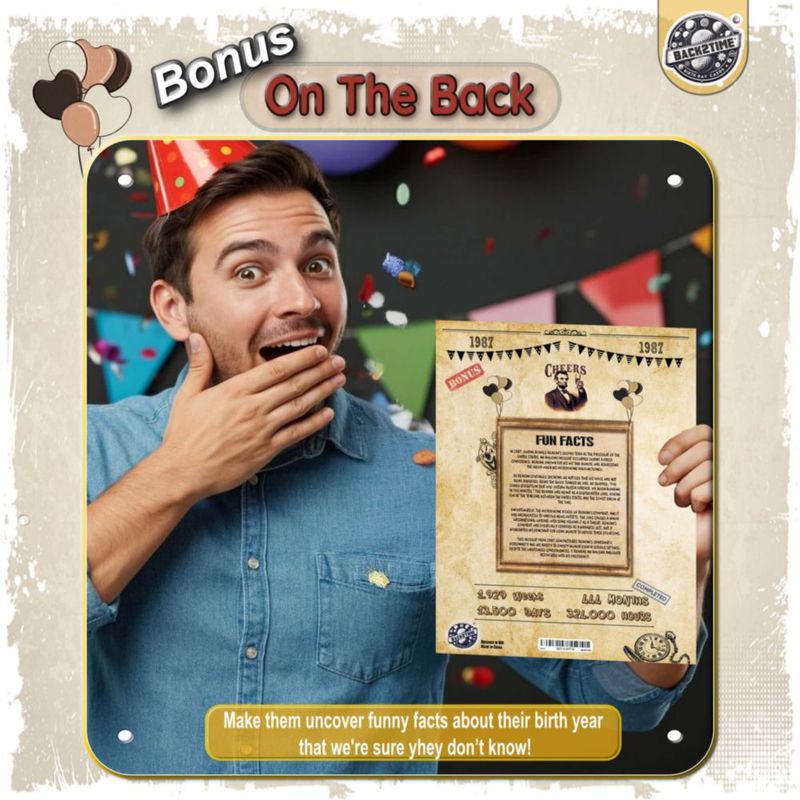 Tarjeta de Felicitación Back2Time 90.º Cumpleaños 25 cm