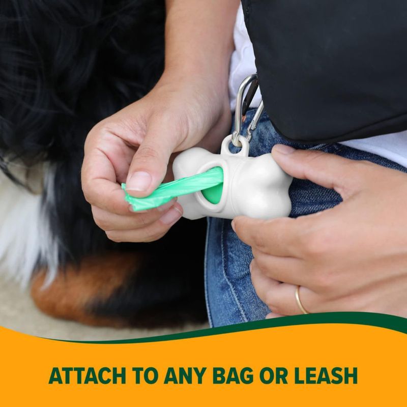Dispensador de bolsas para excrementos de perro Arm & Hammer con 30 bolsas de origen vegetal