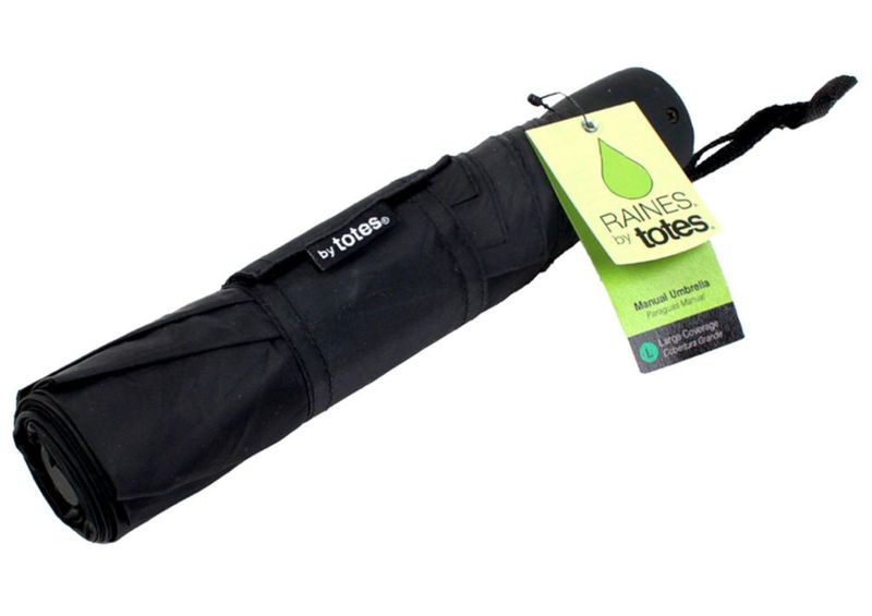 Paraguas plegable totes de 107‑122 cm con funda de nylon