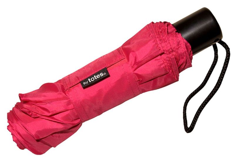 Paraguas plegable totes de 107‑122 cm con funda de nylon