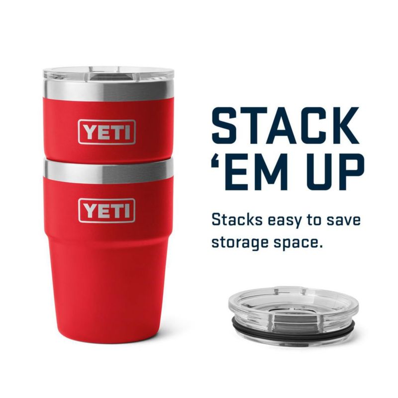 Vaso YETI Rambler apilable de 473 ml con aislamiento al vacío