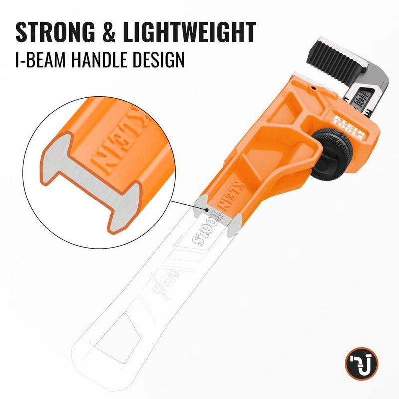 Llave de tubo KLEIN TOOLS 46 cm de hierro fundido