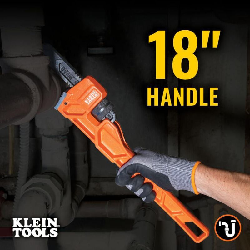 Llave de tubo KLEIN TOOLS 46 cm de hierro fundido
