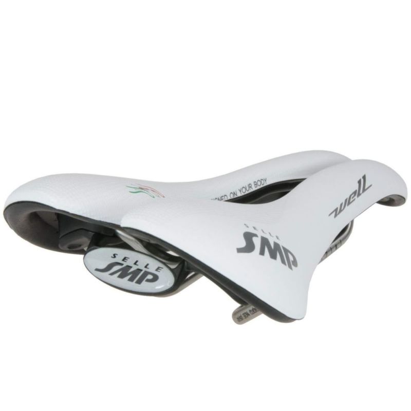 Silla de bicicleta SMP Well blanca 280 x 144 mm 280 g
