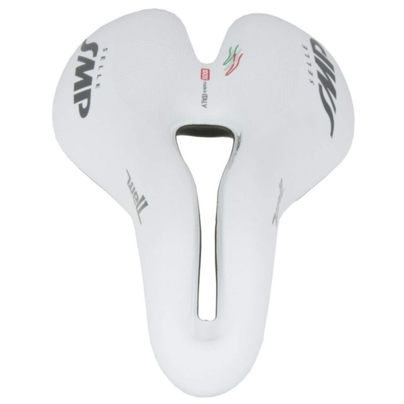 Silla de bicicleta SMP Well blanca 280 x 144 mm 280 g