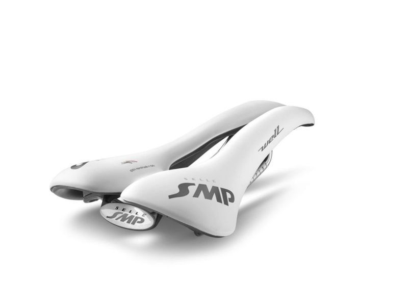 Silla de bicicleta SMP Well blanca 280 x 144 mm 280 g