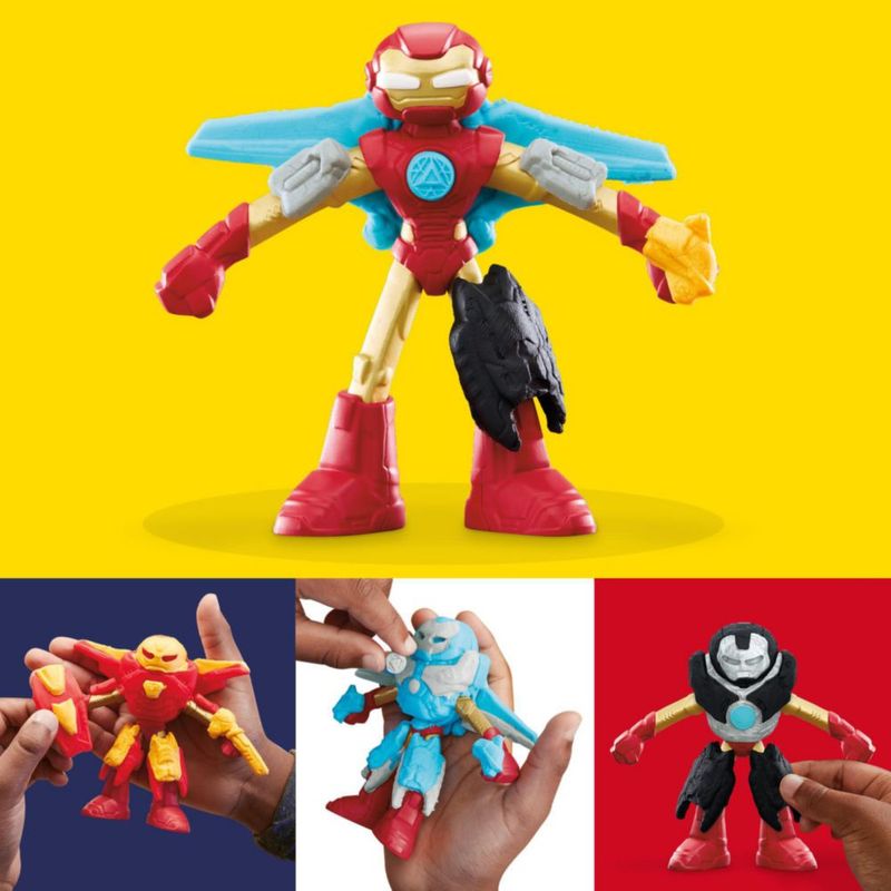 Playset Play-Doh Marvel Iron Man Armor Maker Lab con luces