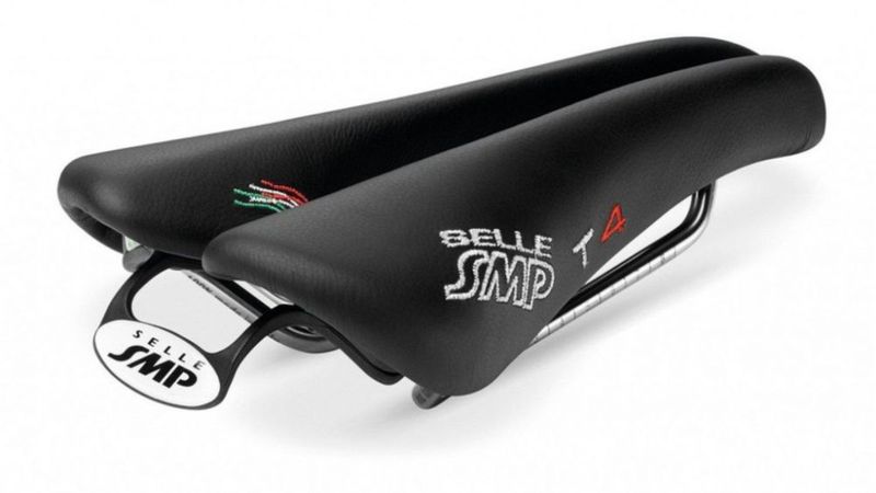 Sillín de bicicleta SMP T4 NERA 246 x 135 mm negro 310 g