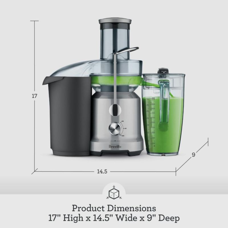 Exprimidor Breville Juice Fountain Cold BJE430SIL 2 velocidades 2 litros