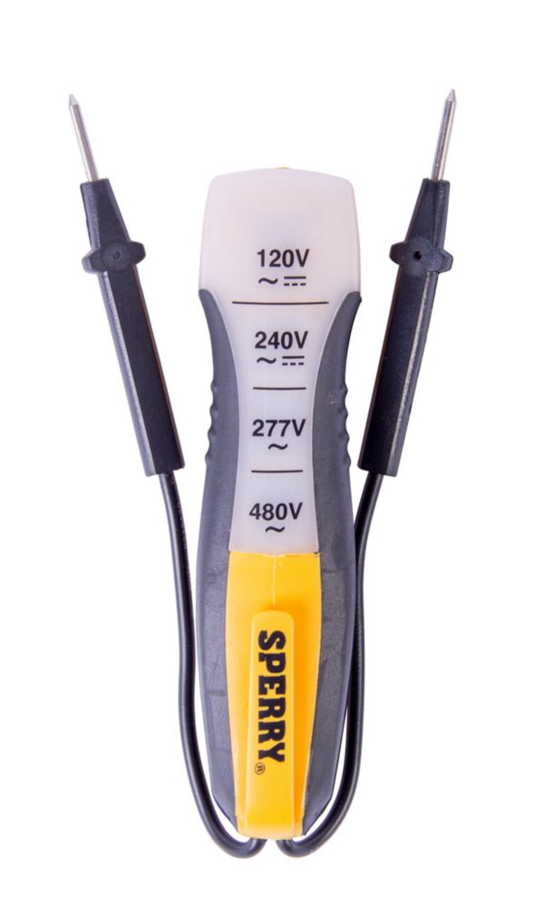 Comprobador de tensión Sperry ET6204 80-480 V AC/DC amarillo