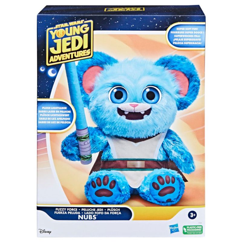 Peluche Star Wars Young Jedi Adventures Fuzzy Force Nubs de 415 cm