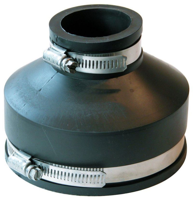 Acoplamiento reductor flexible Fernco P1056-415 de 4 a 1.5 pulgadas