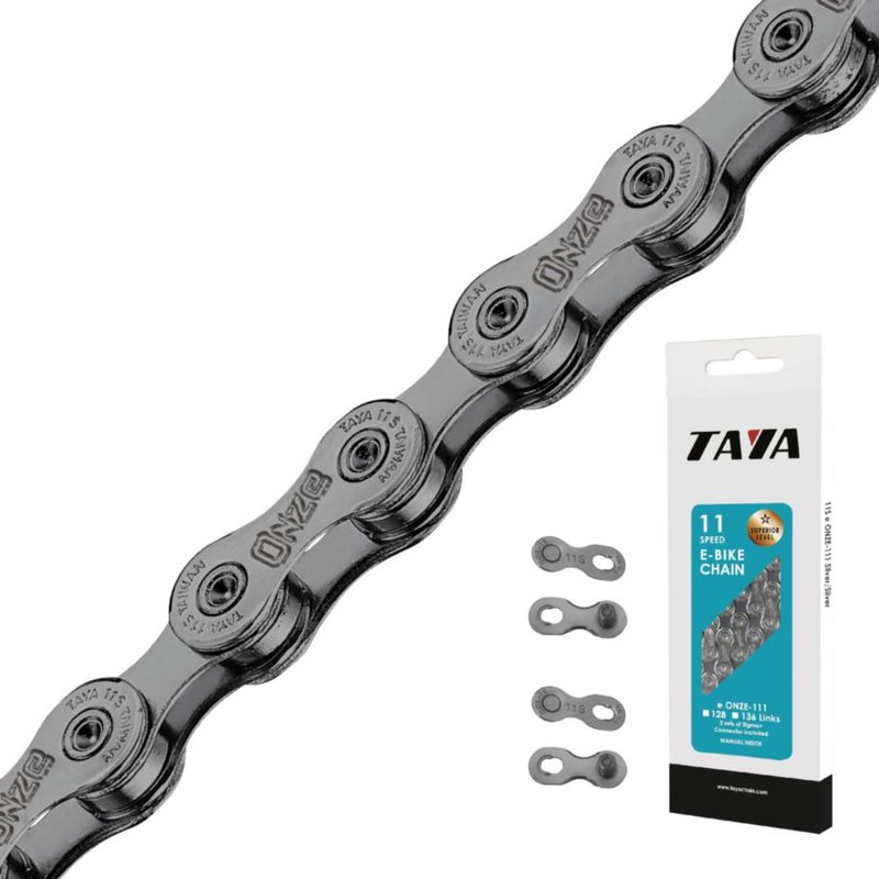 Cadena de bicicleta TAYA e-ONZE-111 11 velocidades 136 eslabones GST