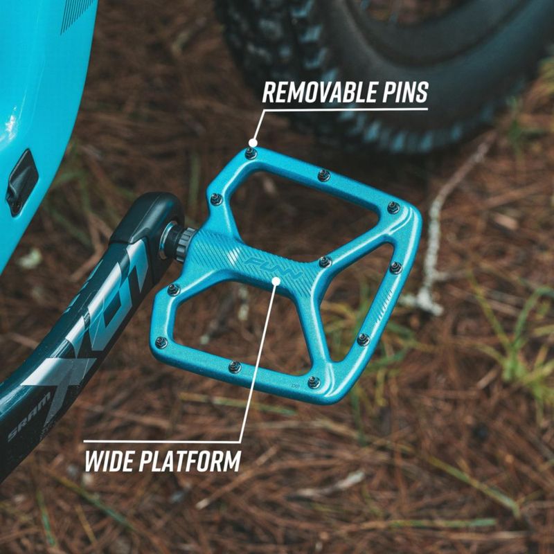 Pedal de bicicleta Funn Python 9/16" eje CrMo naranja
