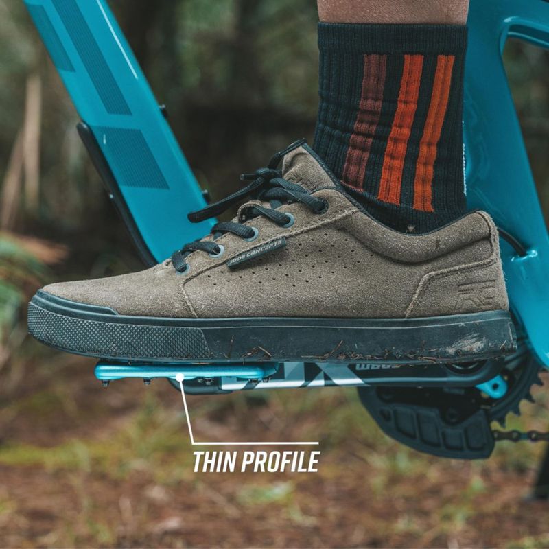 Pedal de bicicleta Funn Python 9/16" eje CrMo naranja