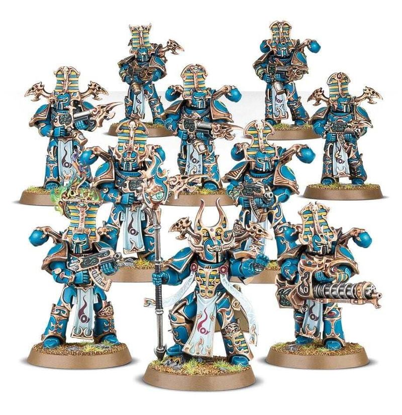 Miniature Games Workshop Thousand Sons Rubric Marines
