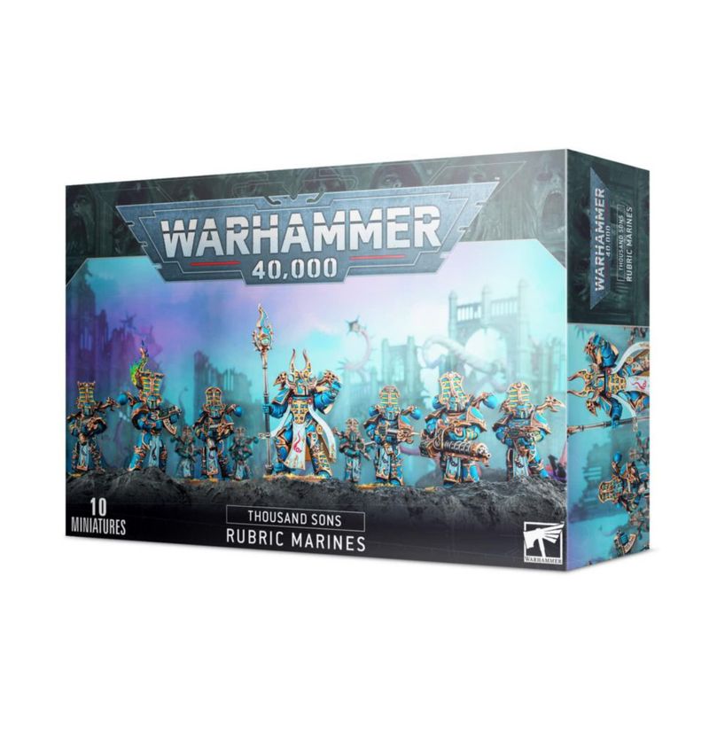 Miniature Games Workshop Thousand Sons Rubric Marines