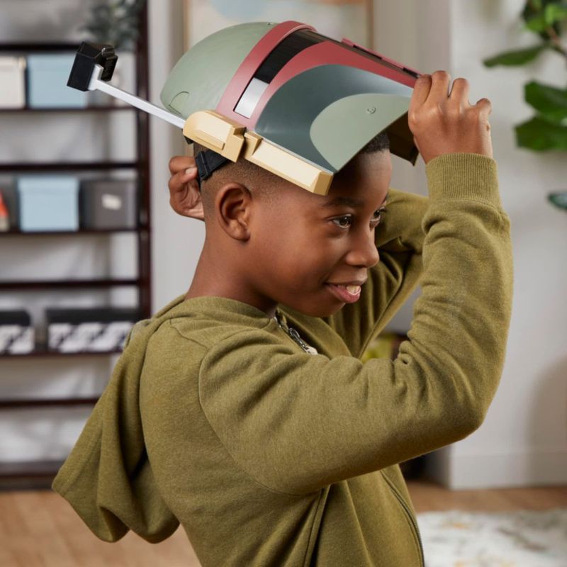Máscara electrónica STAR WARS Boba Fett con efectos de sonido para niños mayores de 5 años