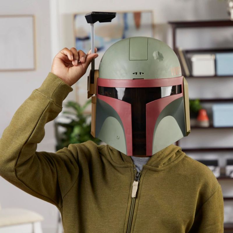 Máscara electrónica STAR WARS Boba Fett con efectos de sonido para niños mayores de 5 años