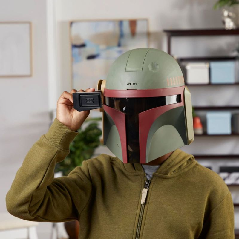 Máscara electrónica STAR WARS Boba Fett con efectos de sonido para niños mayores de 5 años