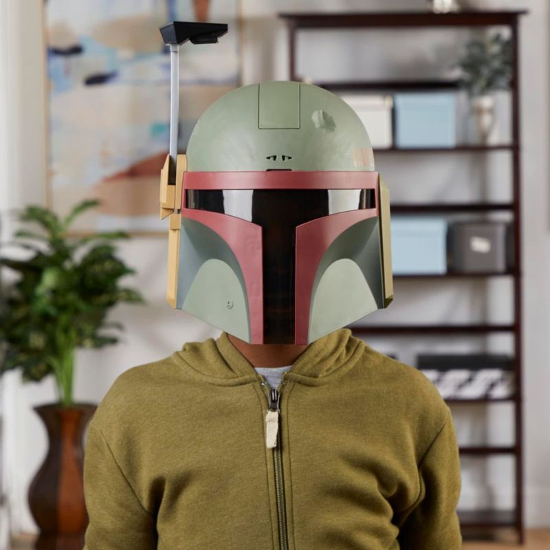 Máscara electrónica STAR WARS Boba Fett con efectos de sonido para niños mayores de 5 años